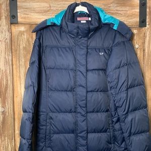 Vineyard vines goose down long coat